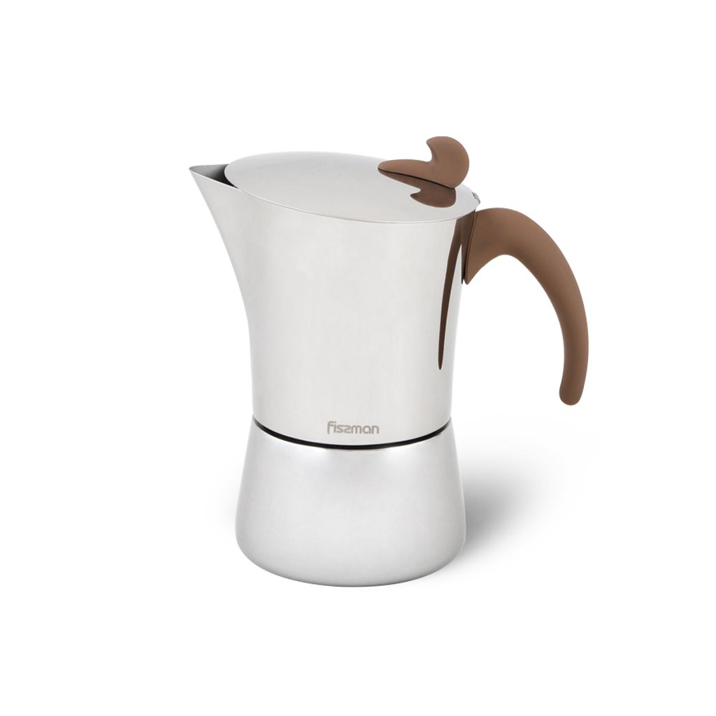 „Geizerinis“ kavos virimo aparatas 9 porcijoms / 540 ml (nerūdijančio plieno)