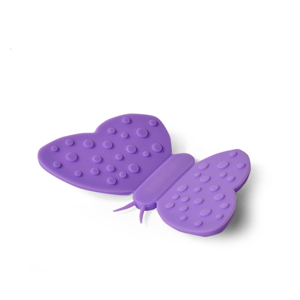 Butterfly-shaped pot-holder with magnet (silicone) (24 pcs per tube display box)