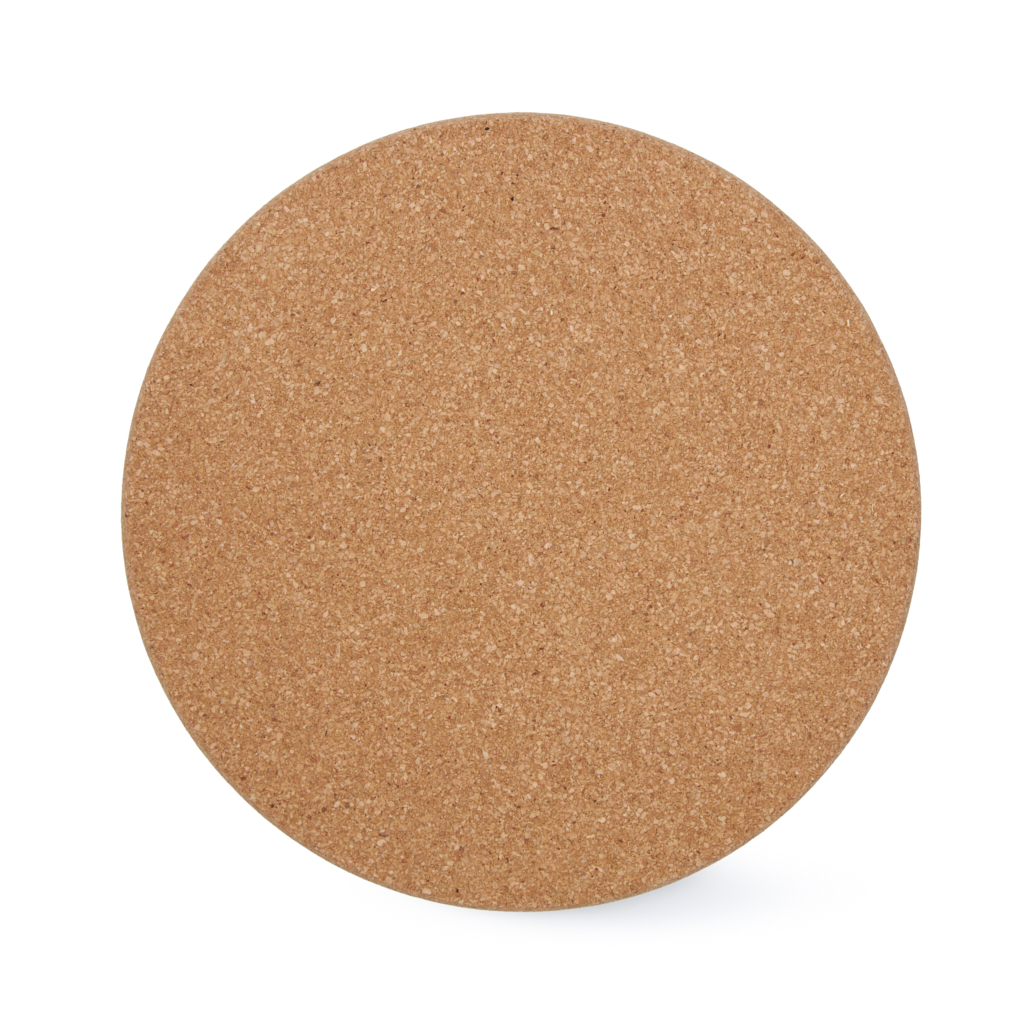 Подставка под горячее из пробкового дерева и доломита 20 см арт. 0162