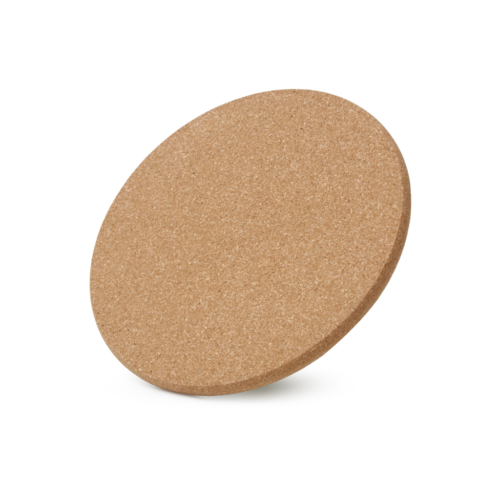 Подставка под горячее из пробкового дерева и доломита 20 см арт. 0163