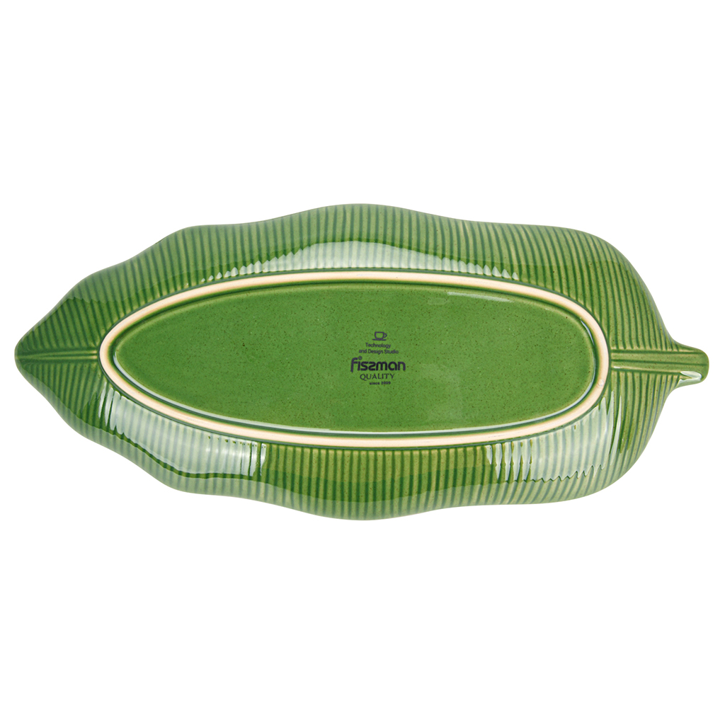 Šķīvis GREEN 47,6x21,5x4 cm (keramika)
