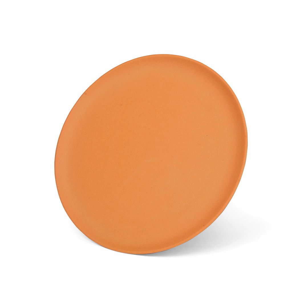 Lėkštė 28x1,2cm Plokščia, oranžinė spalva (bambuko pluoštas)
