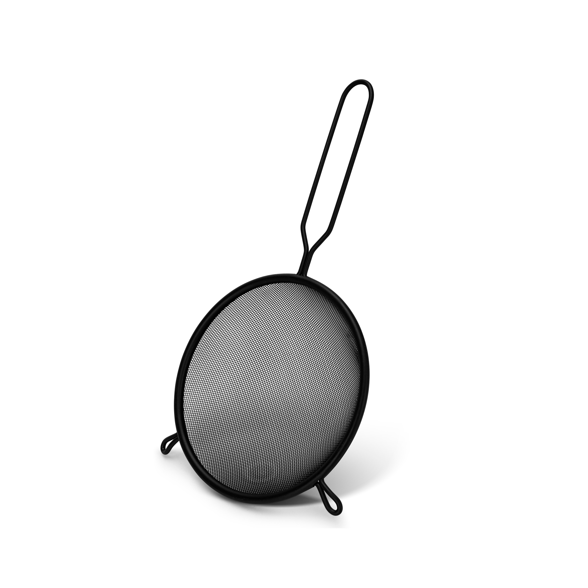 Sietas su rankena 16 cm (juodas), art. 8447