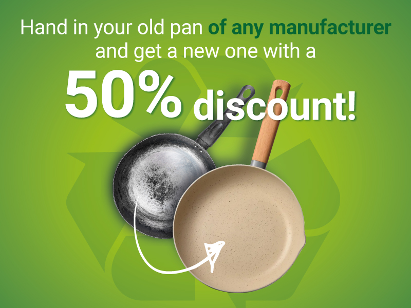 Trade your old for new for 1/2 price!