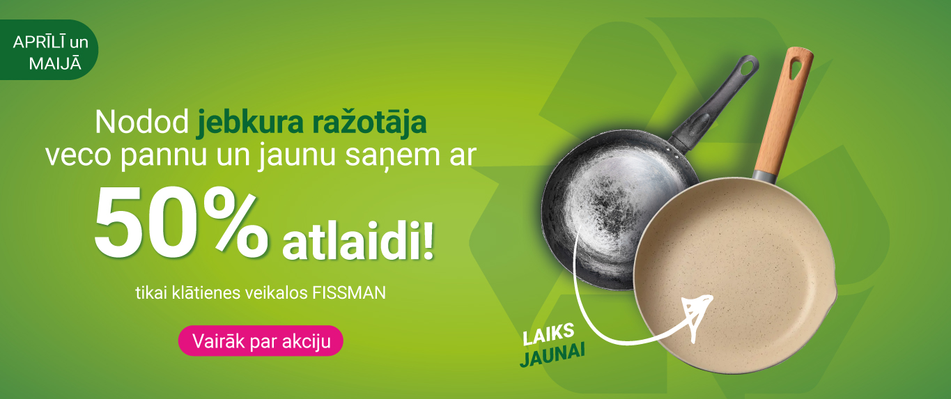 Maini veco pret jauno par 1/2 cenu!