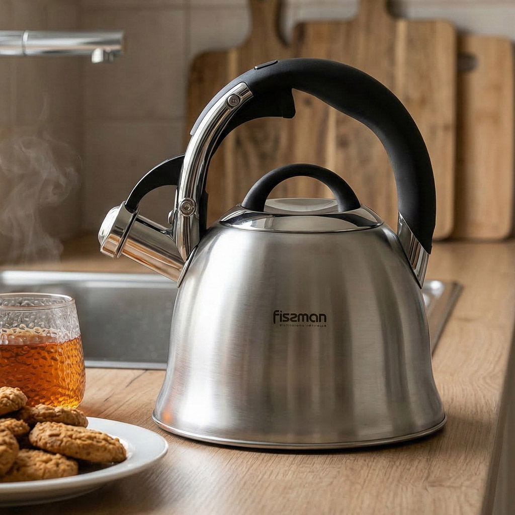 VEDA Whistling kettle VEDA 1.2 LTR (stainless steel)