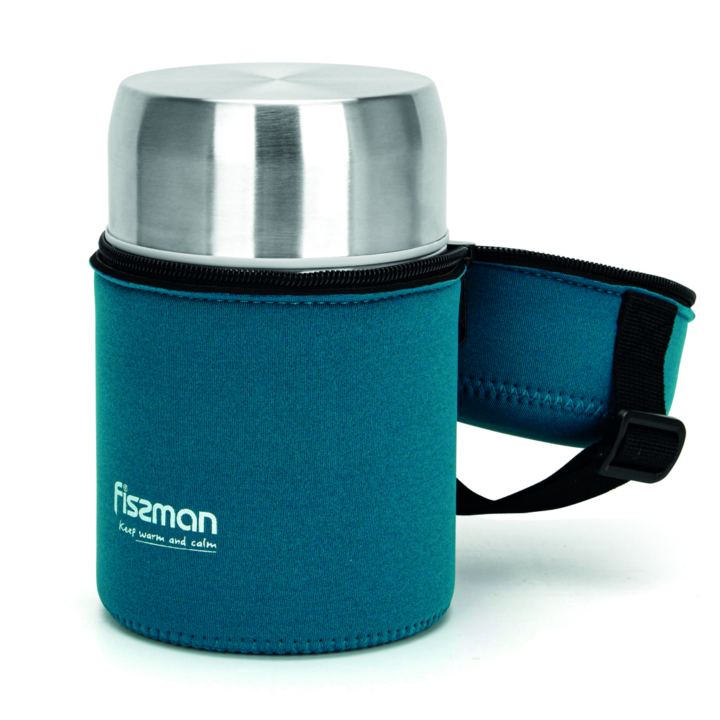 Thermos for food 700 ml in case