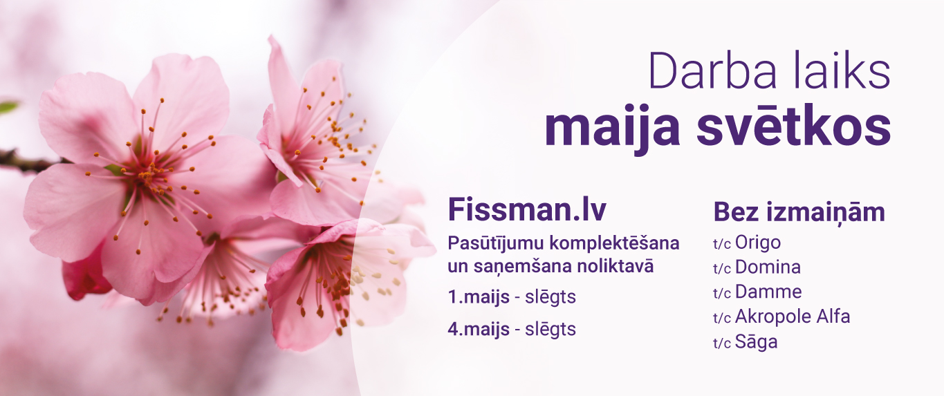 Darba laiks maija svētkos