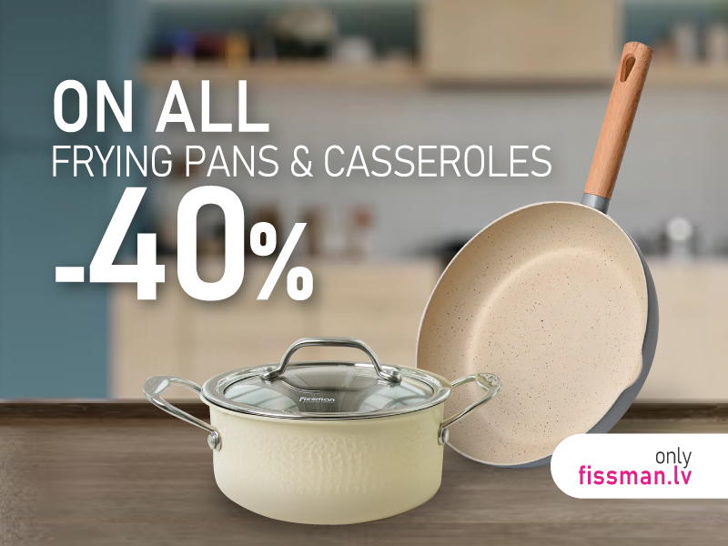 Online only - 40% discount on all pans and pots!