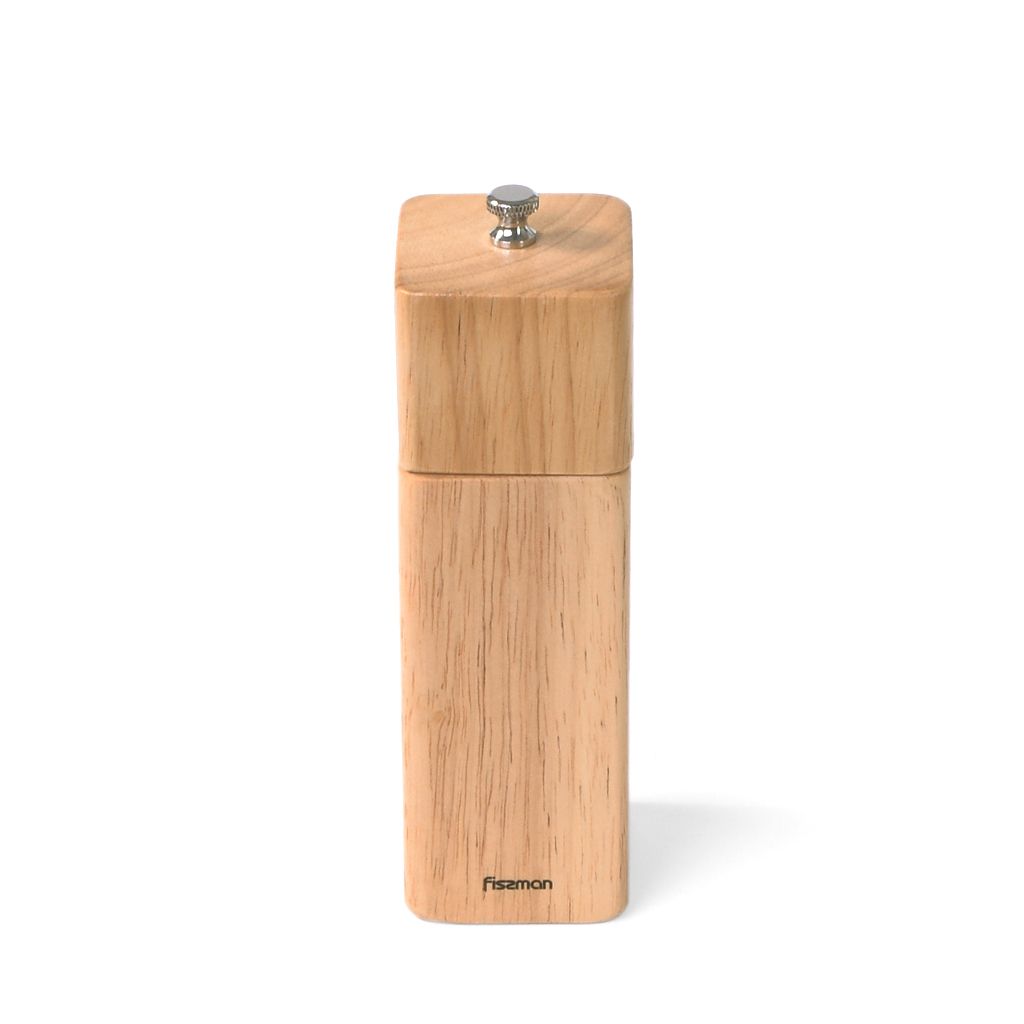 Square Salt & pepper mill 16.5x5 см (Rubber wood body with ceramic grinder)