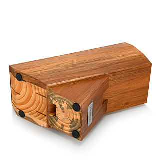 Knife stand for 5 knives made of acacia wood