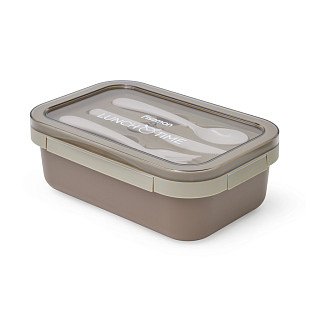 2-compartment lunch box 800 ml / 20.5 × 13.5 × 7.8 cm (plastic)