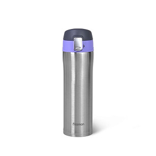 Double wall vacuum travel mug 420 ml (stainless steel)