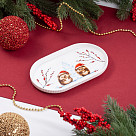 Ovalus indas HEDGEHOG 23,5x14 cm (porcelianas)