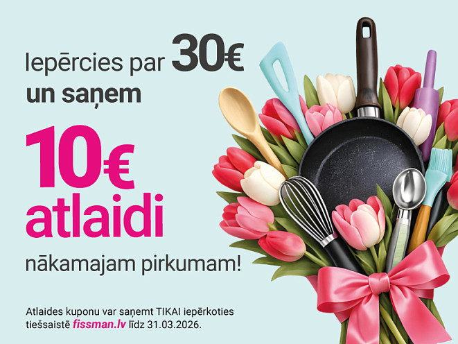 Atlaide tavam nākamajam pasūtījumam!