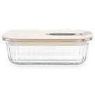 Container with plastic lid 17.8x13.2x6.3 cm / 640 ML (borosilicate glass)