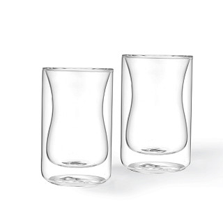 Puodelių rinkinys 2 vnt IRISH 200 ml dvisienis (stiklas)