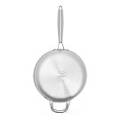 Deep frying pan AETERNUM 28х7.5 cm with glass lid (stainless steel)