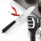 5.5" Santoku knife MUSASHI 14 cm (steel DAMASCUS)