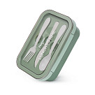 2-compartment lunch box 800 ml / 20.5 × 13.5 × 7.8 cm (plastic)