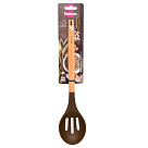 Servēšanas karote ar caurumiem CHEFS TOOLS 32 cm (silikona ar koka rokturi)