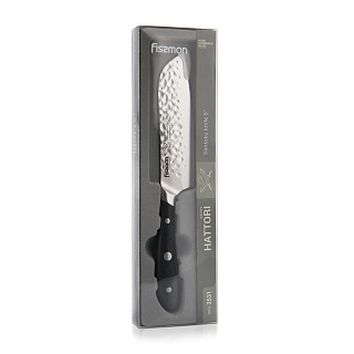 Santoku peilis HATTORI 13 cm hammered (plienas 420J2)