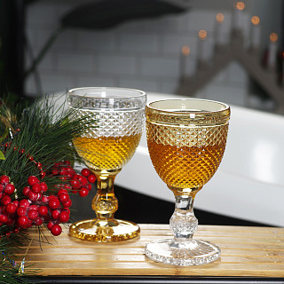 Vīna glāžu komplekts 280 ml x 2gab. (stikls), art 19037 Vīna glāžu komplekts 280 ml x 2gab. (stikls), art 19037