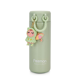 Double wall vacuum flask 380 ml green (stainless steel)