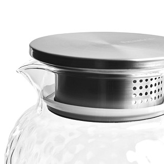Water jug ​​1.8 l with filter (heat-resistant glass)