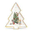 Christmas tree shape plate MIRACLE 21.5 cm (new bone china), art. 16019