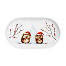 Блюдо HEDGEHOG овальное 23,5х14 см (фарфор)