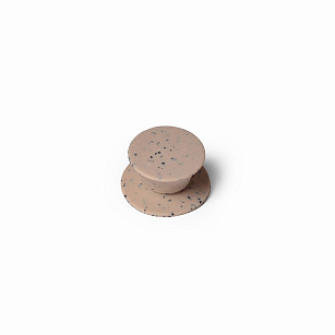 SPARE PARTS: Silicon knob BROWN marble for ARCADES lid