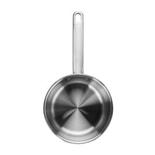 Sauce pan MASTER CHEF 16x9 cm / 1,6 LTR with glass lid (stainless steel)