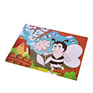 Reusable magic placemat Bee 29x21 cm (plastic)