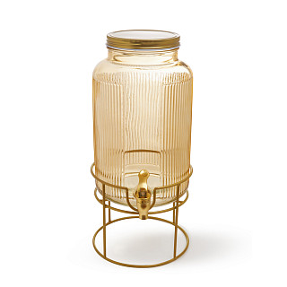 Beverage dispenser 5.8 LTR with stand (glass)