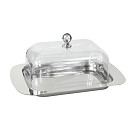 Sviestinė su plastikiniu dangteliu 18x12x7cm (nerūdijantis plienas)