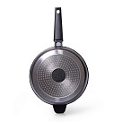 Deep frying pan REBUSTO 28x7.4 cm with detachable handle with induction bottom (aluminium with non-stick coating)