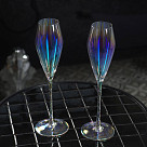 Champaign glasses set 230 ml / 2 pcs. (glass), art 19024