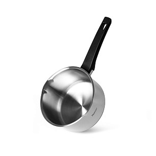 Sauce pan DIONE 14x8 cm / 1,2 LTR without lid (stainless steel)
