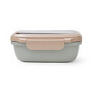 2-compartment lunch box 850 ml / 19.7 × 14 × 8.2 cm (plastic)