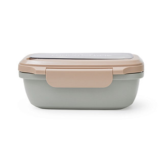 2-compartment lunch box 850 ml / 19.7 × 14 × 8.2 cm (plastic)