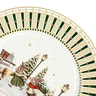 Šķīvis MIRACLE 27 cm (jaunais kaula porcelāns)