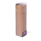 Square Salt & pepper mill 21.5x5 см (Rubber wood body with ceramic grinder)