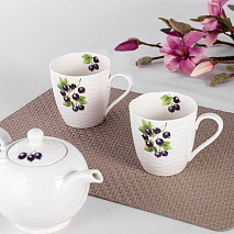 2 krūžu komplekts CURRANT 360 ml (porcelāns)