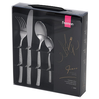 Stainless steel cutlery set FIANO 24 psc.