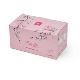 2 krūžu komplekts MAGNOLIA 360 ml (porcelāns)
