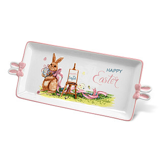 Taisnstūra šķīvis EASTER 35.5x14 cm