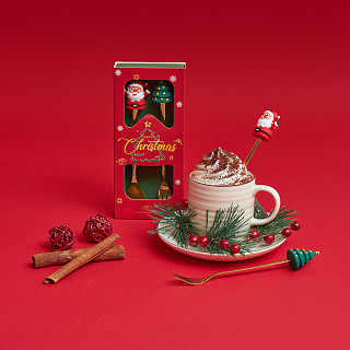 Dessert cutlery set (2 pcs) Christmas, art. 3066