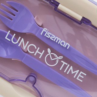 3-compartment lunch box 850 ml / 21.5 × 14.5 × 7 cm (plastic)