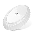 Serving dish 34.2x18.7х6.5 cm with metal stand (porcelain)